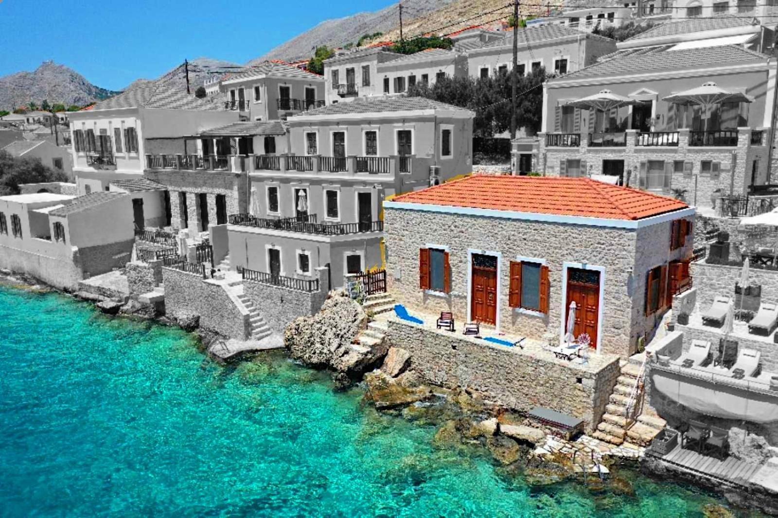 Villa Electra Chalki Town ภายนอก รูปภาพ
