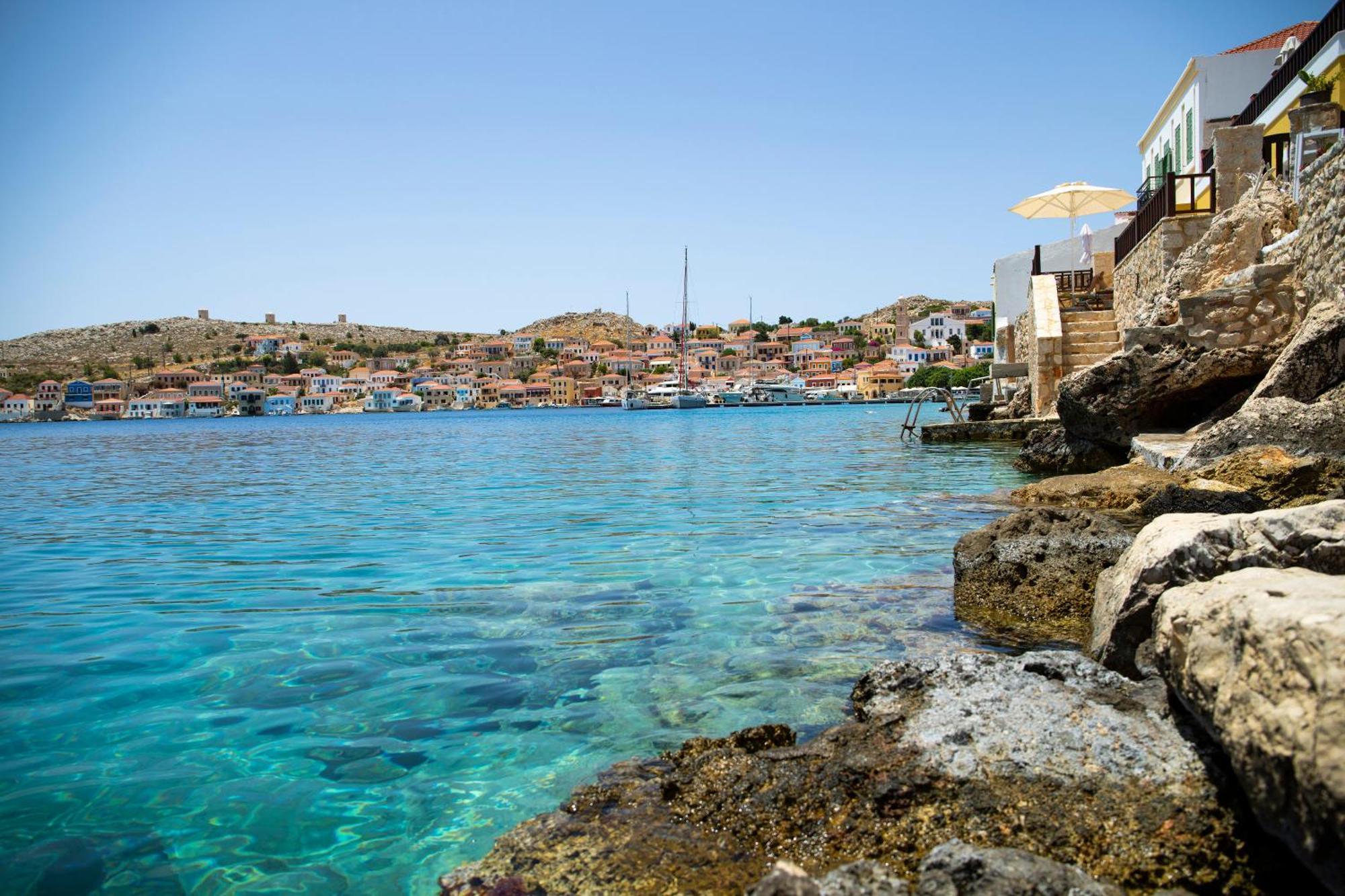 Villa Electra Chalki Town ภายนอก รูปภาพ