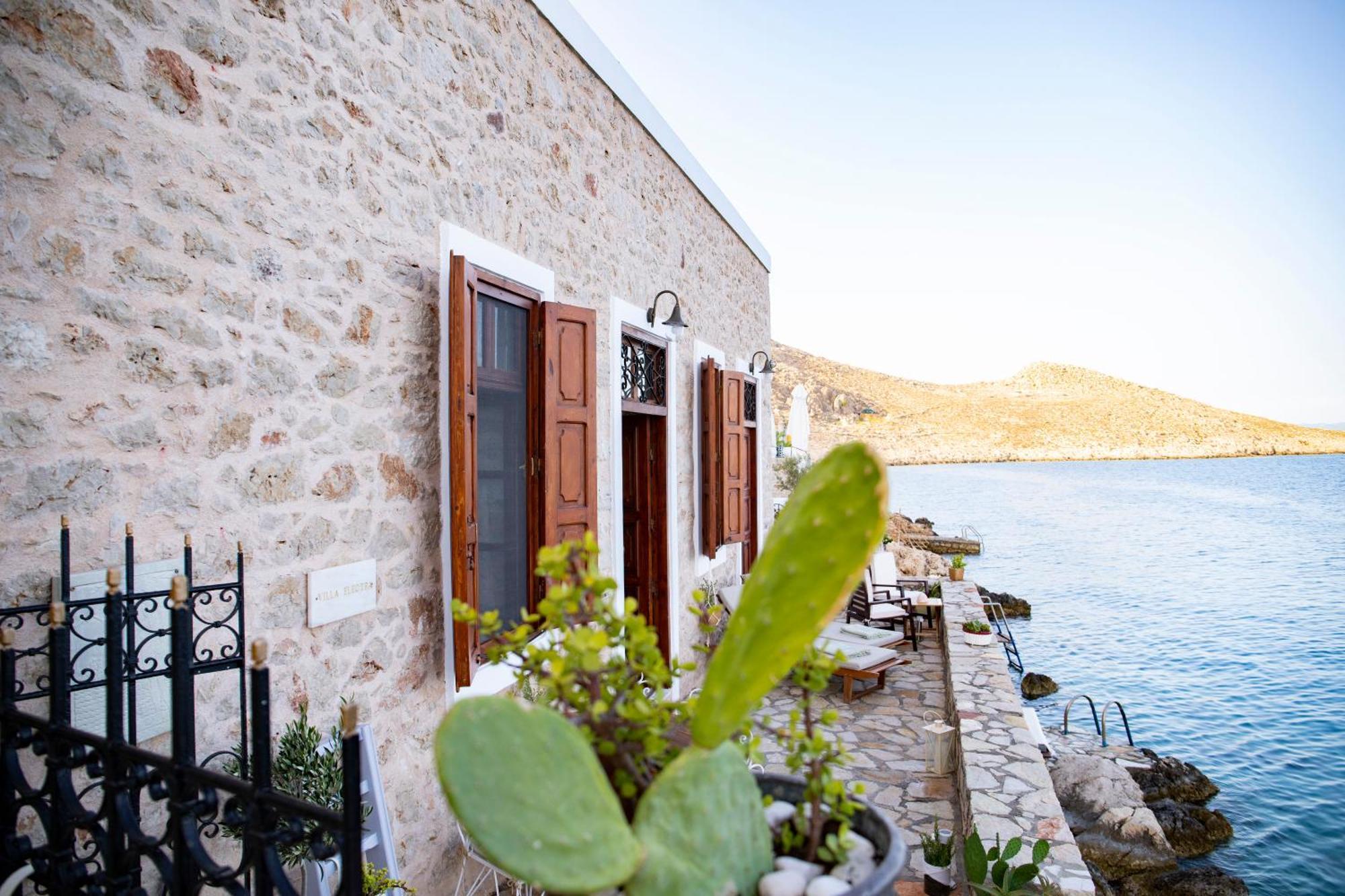 Villa Electra Chalki Town ภายนอก รูปภาพ