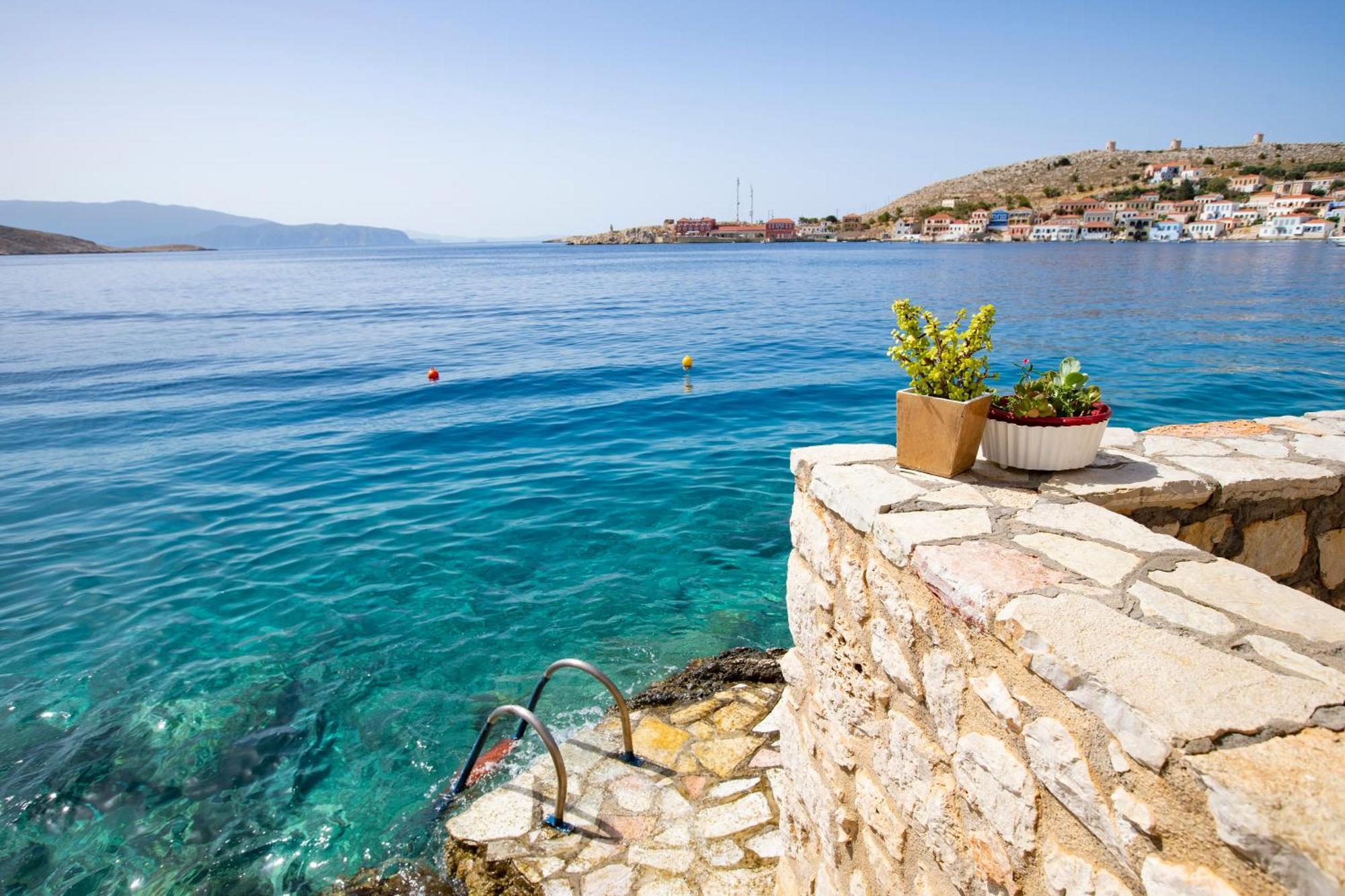 Villa Electra Chalki Town ภายนอก รูปภาพ