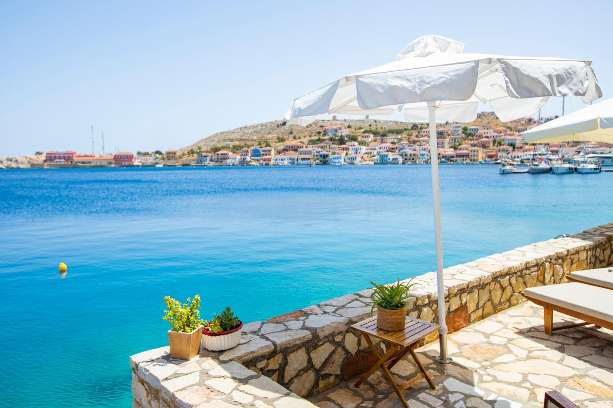 Villa Electra Chalki Town ภายนอก รูปภาพ